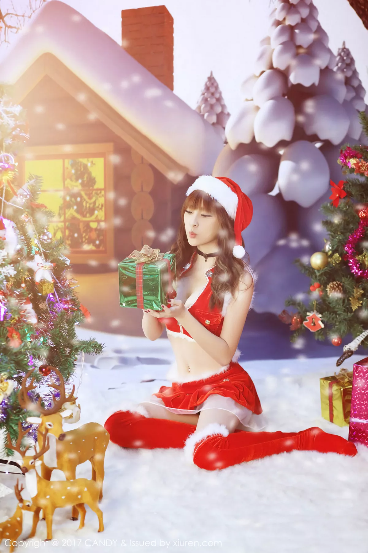 图片[13]-[Candy糖果画报]第047期圣诞主题写真-秀人资源网