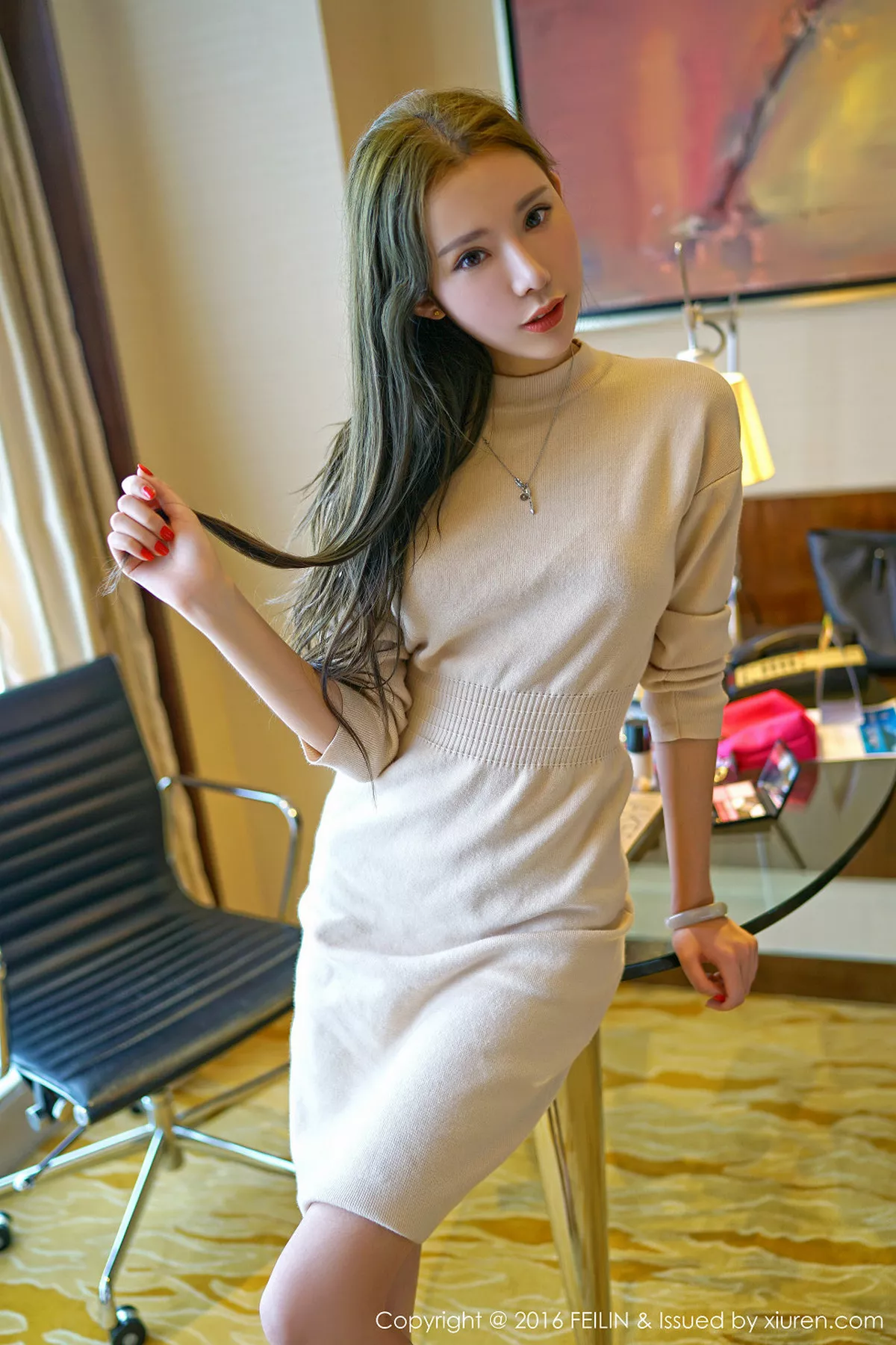 图片[3]-[FeiLin嗲囡囡]第059期萌琪琪写真-秀人资源网