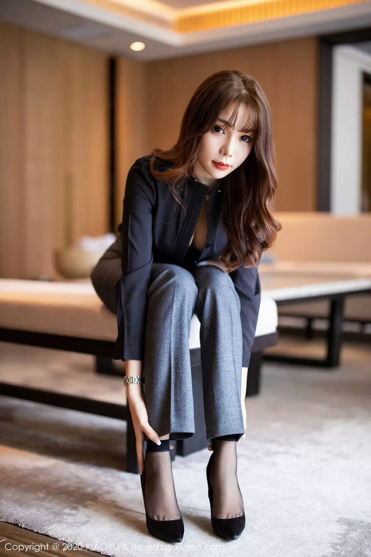 图片[3]-[XiaoYu画语界]第319期芝芝Booty写真-秀人资源网