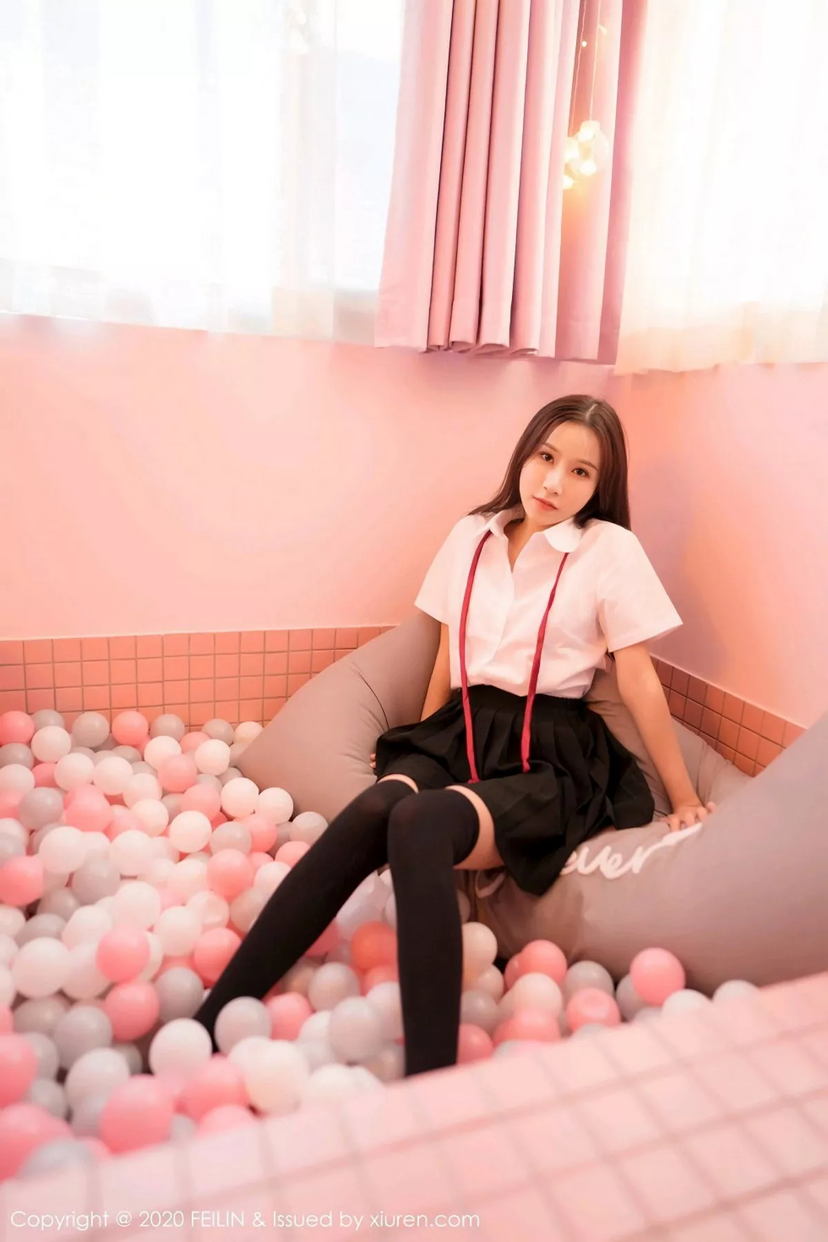 图片[2]-[FeiLin嗲囡囡]第361期苻苓写真-秀人资源网