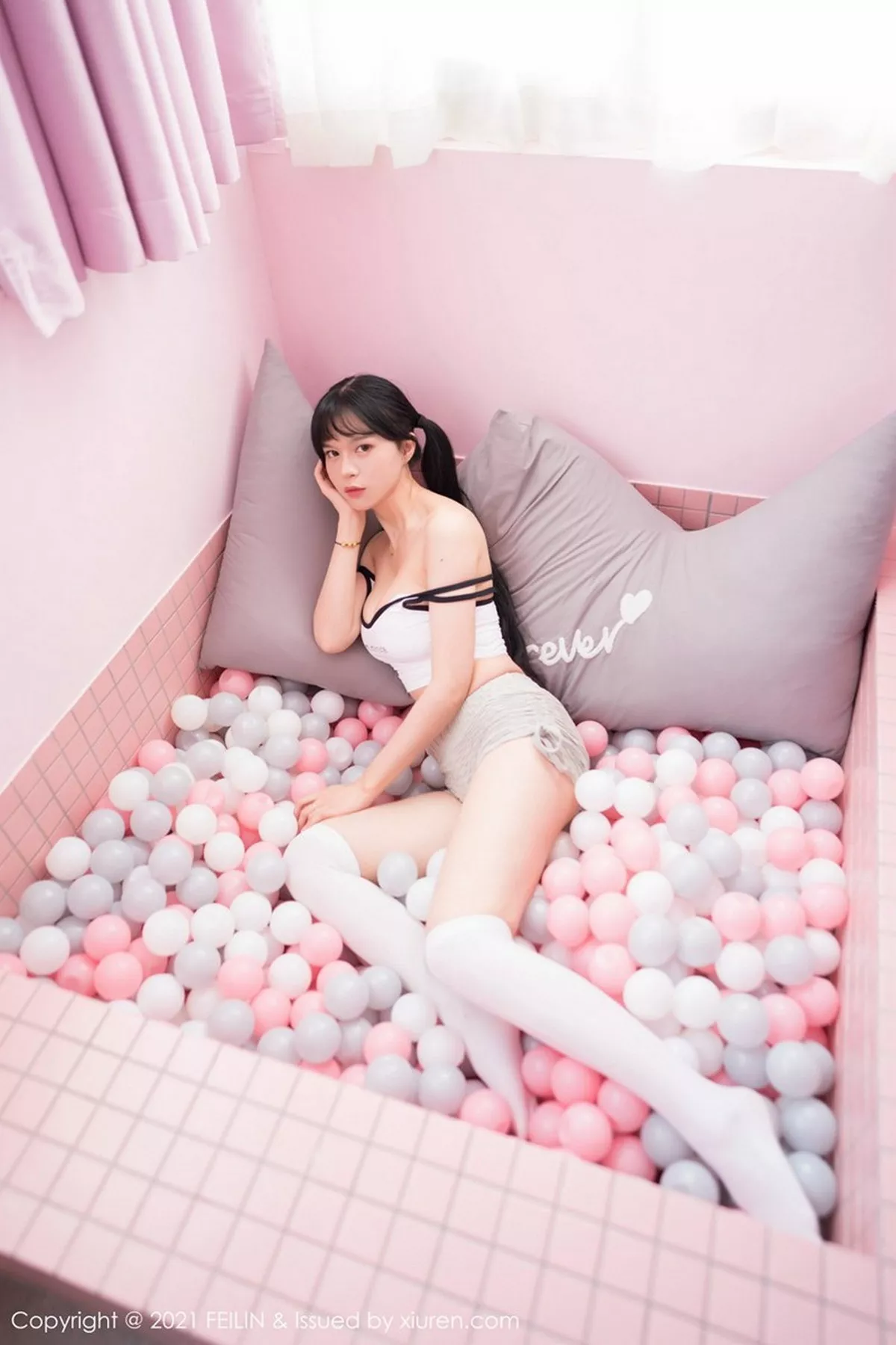 图片[14]-[FeiLin嗲囡囡]第346期桃香子写真-秀人资源网