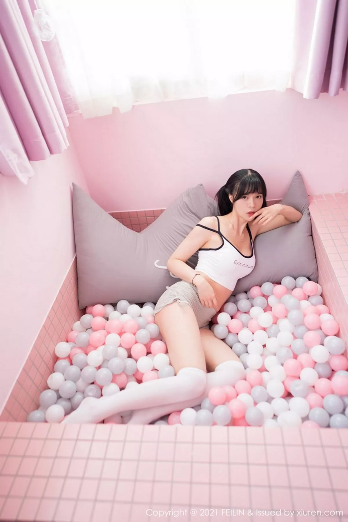 图片[5]-[FeiLin嗲囡囡]第346期桃香子写真-秀人资源网