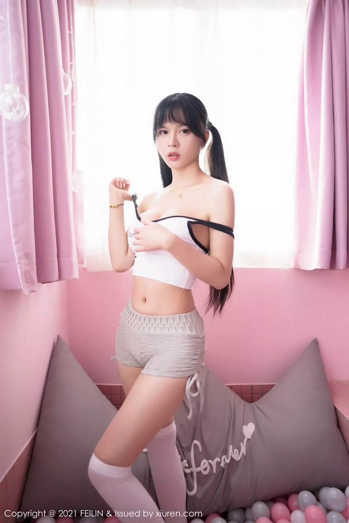 图片[3]-[FeiLin嗲囡囡]第346期桃香子写真-秀人资源网