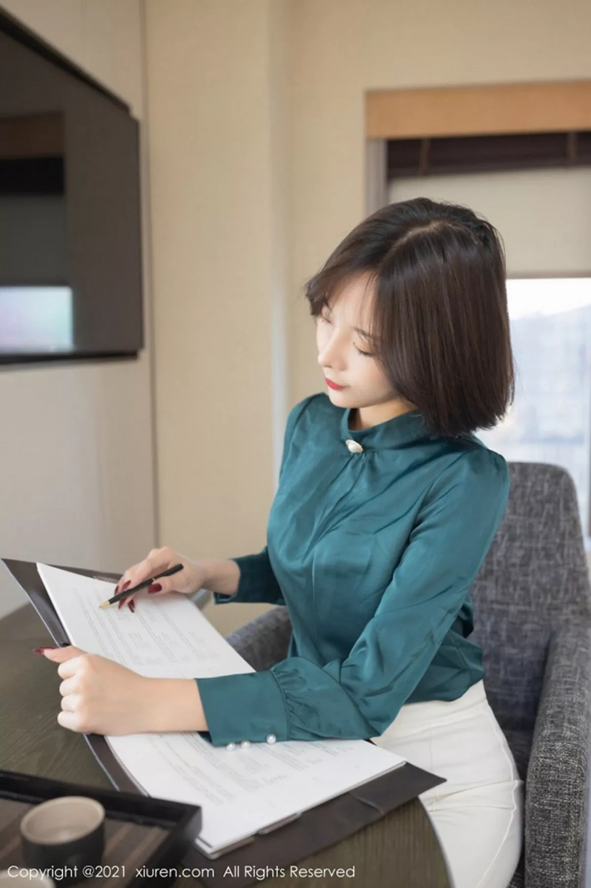 图片[5]-[XiuRen秀人网]第3108期陈小喵写真-秀人资源网