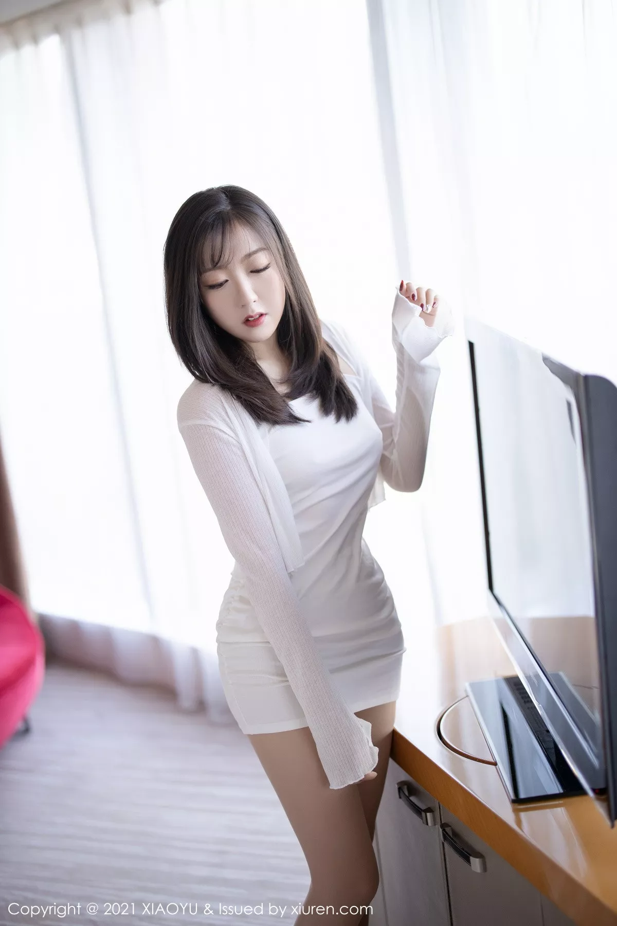 图片[5]-[XiaoYu画语界]第496期蜜桃酱写真-秀人资源网