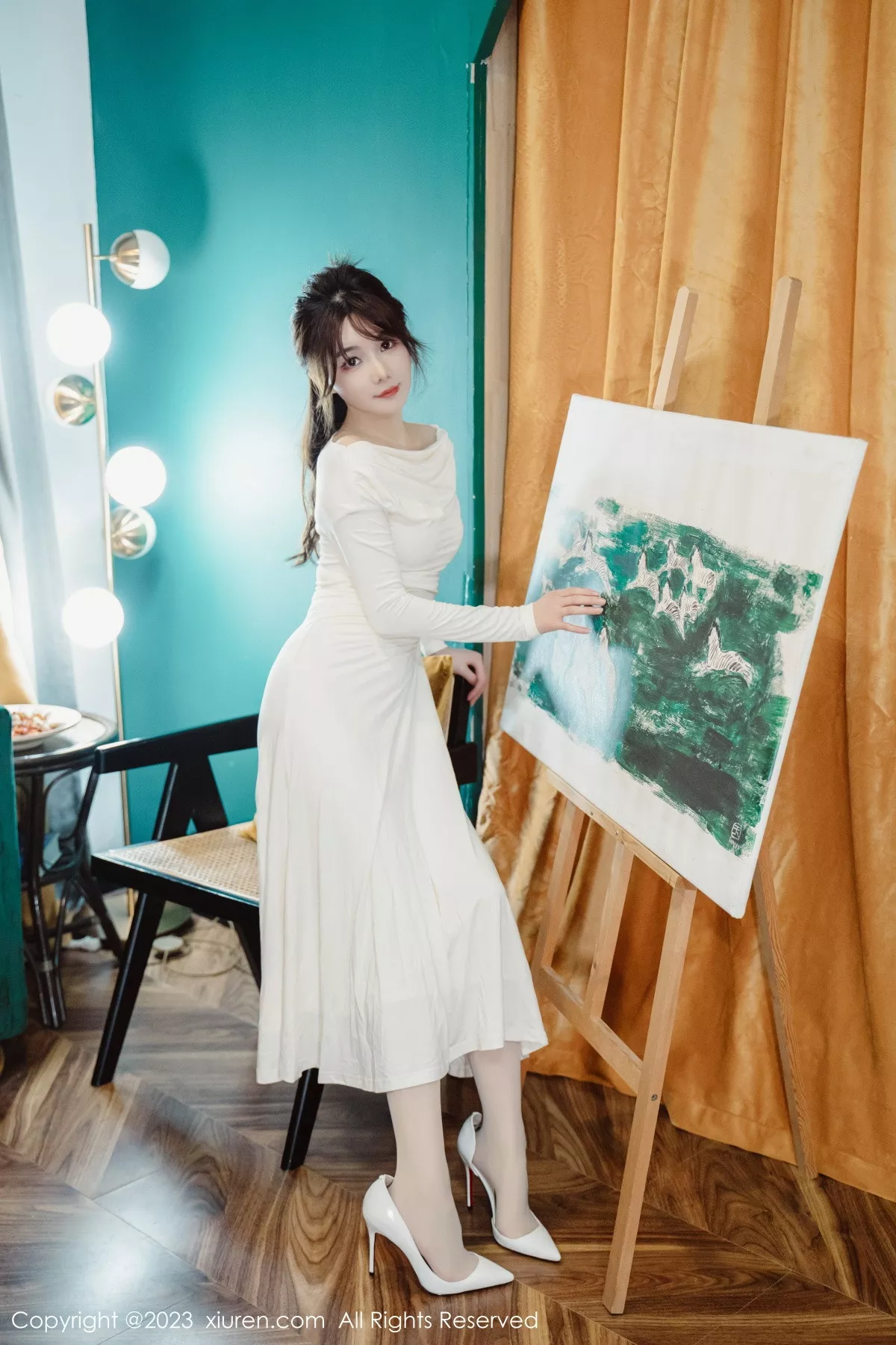 图片[2]-[XiuRen秀人网]第6182期婠婠么写真-秀人资源网