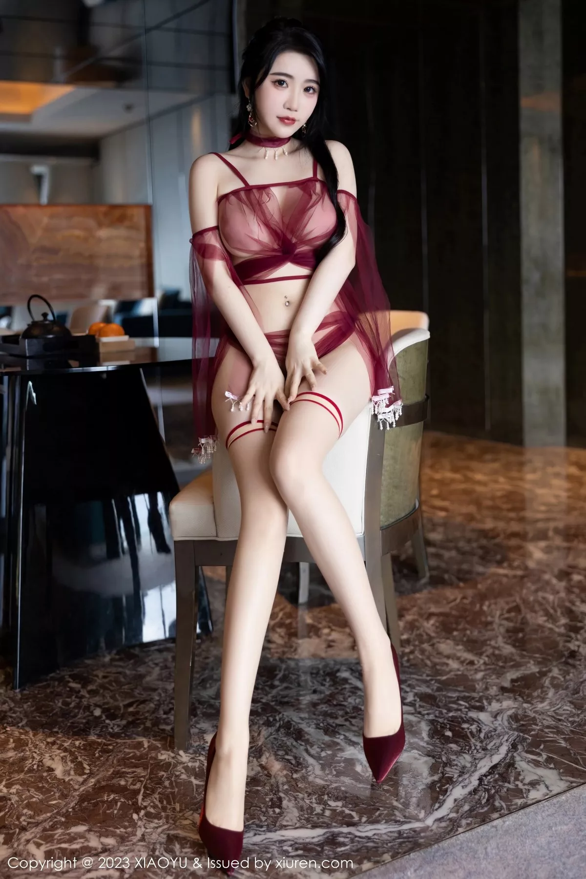 图片[10]-[XiaoYu画语界]第1010期樱桃酱写真-秀人资源网