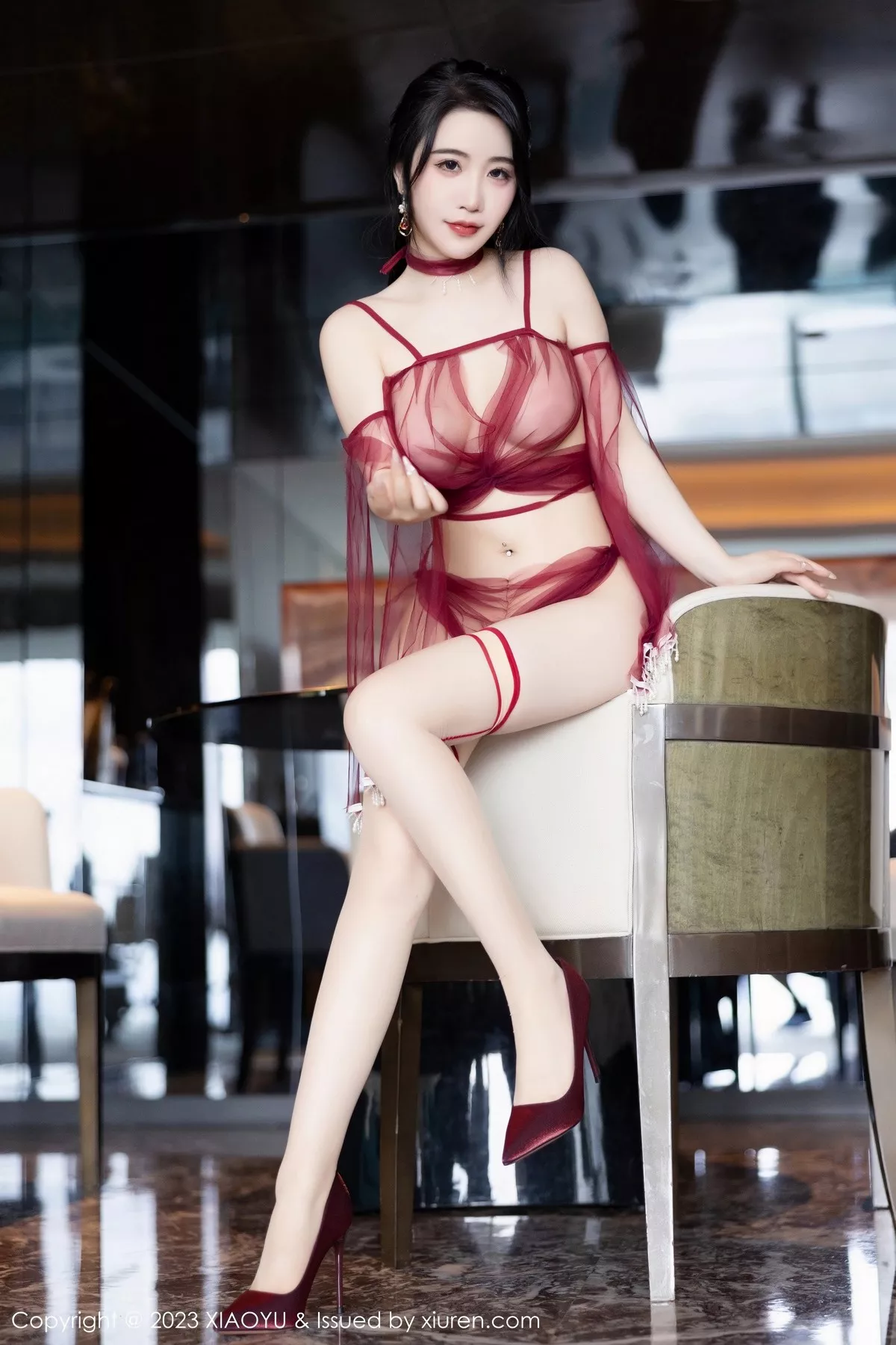 图片[3]-[XiaoYu画语界]第1010期樱桃酱写真-秀人资源网