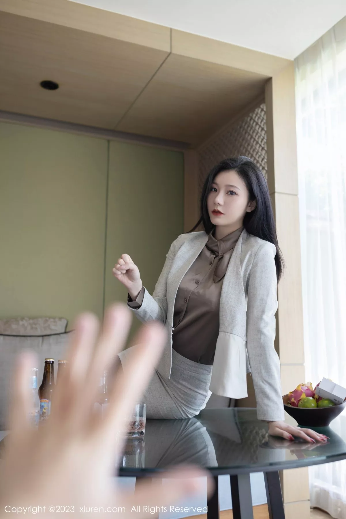 图片[4]-[XiuRen秀人网]第6951期安然写真-秀人资源网