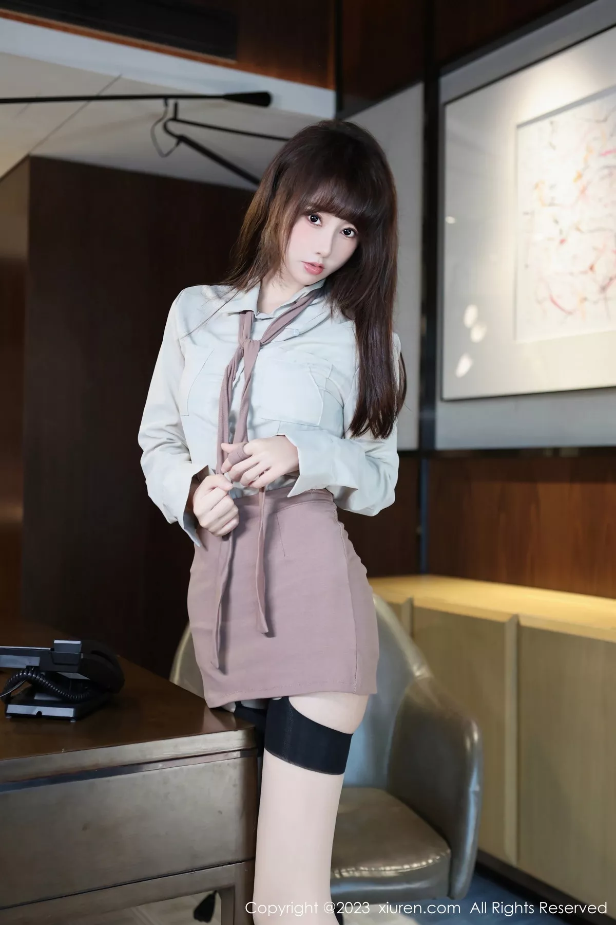 图片[2]-[XiuRen秀人网]第7643期白笑笑写真-秀人资源网