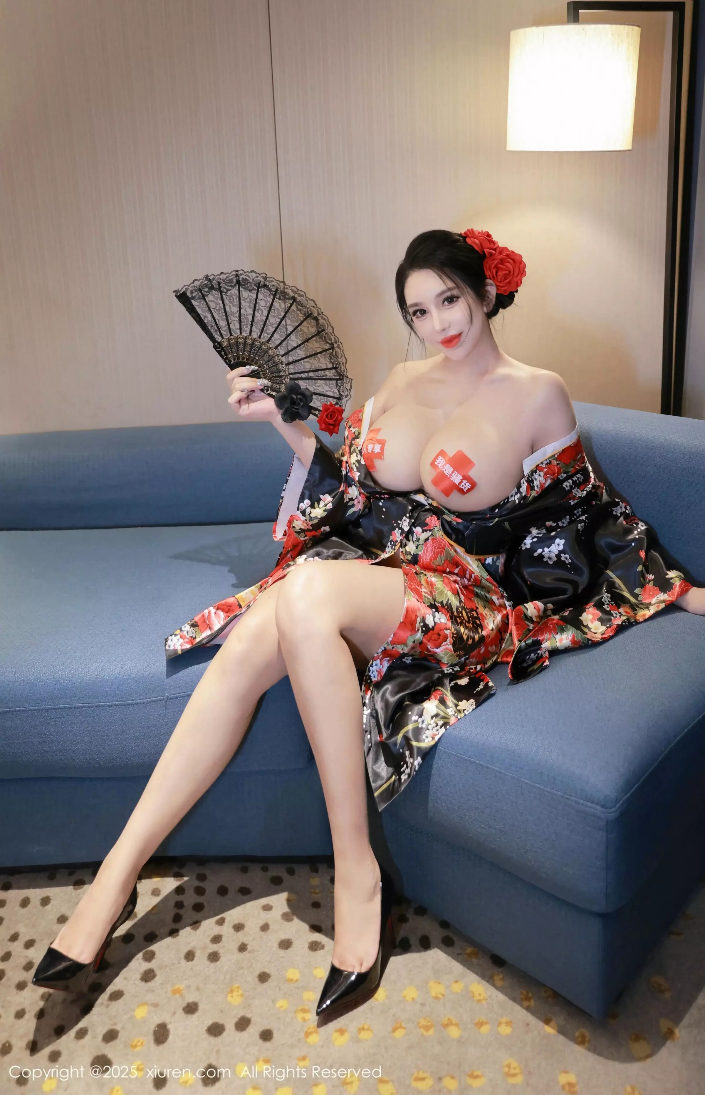 图片[2]-[XiuRen秀人网]第10065期乔安娜写真-秀人资源网